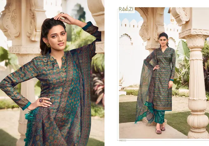 RAMA FASHION RESHAM Heavy Fancy Designer Ethnic Wear Tusser Silk Dress Material Collection